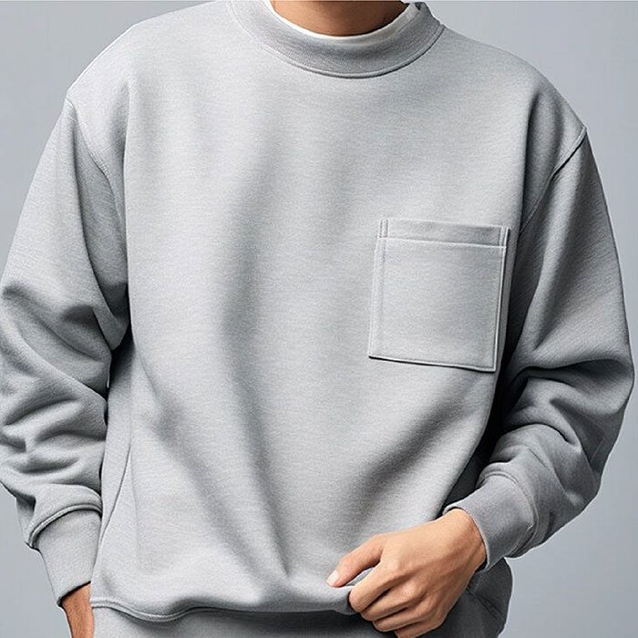 Split-Hem Sweatshirt