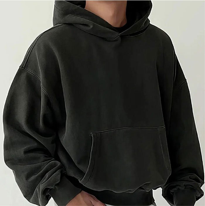 Drop-Shoulder Hoodie