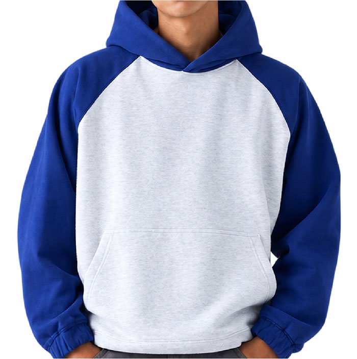 Raglan-Sleeve Hoodie